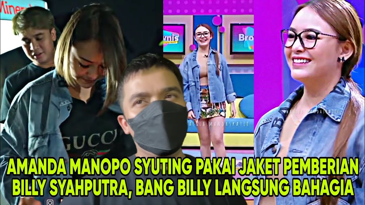 AMANDA MANOPO SYUTING PAKAI JAKET PEMBERIAN BILLY SYAHPUTRA, BANG BILLY LANGSUNG BAHAGIA