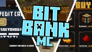 I added currency to Minecraft | bitBankMC showcase