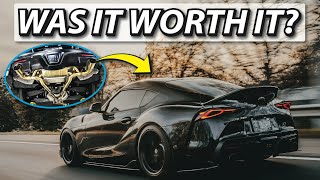 DOES AN EXHAUST ADD HORSEPOWER? A90 Supra Dyno Session with CES Motorsport.