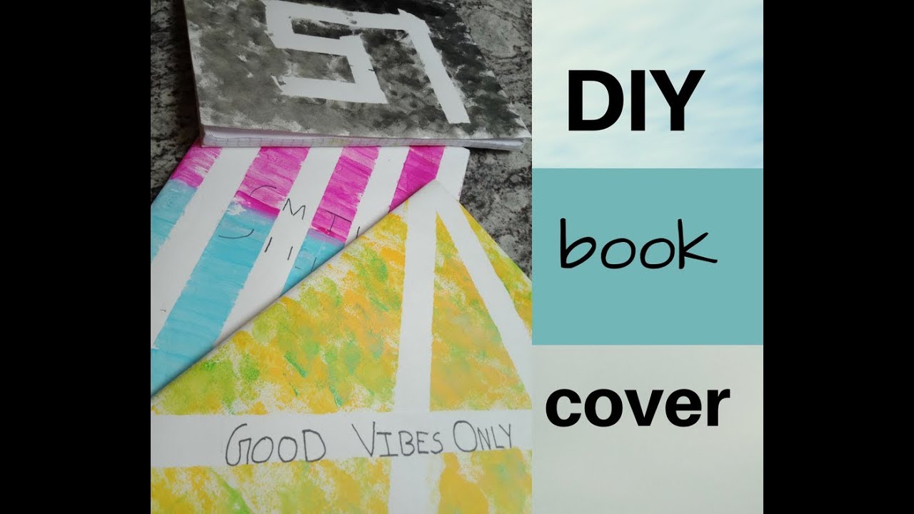 Easy DIY notebook book cover ideas for back to school 📓