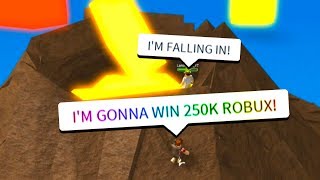 He Did THIS To Let Me Win 250,000 Robux.. (Roblox)