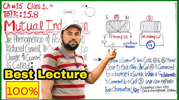 Mutual Induction🔥| 10th Physics👌 | Unit#15 Topic: 15.8 mutual induction