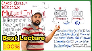 Mutual Induction🔥| 10th Physics👌 | Unit#15 Topic: 15.8 mutual induction