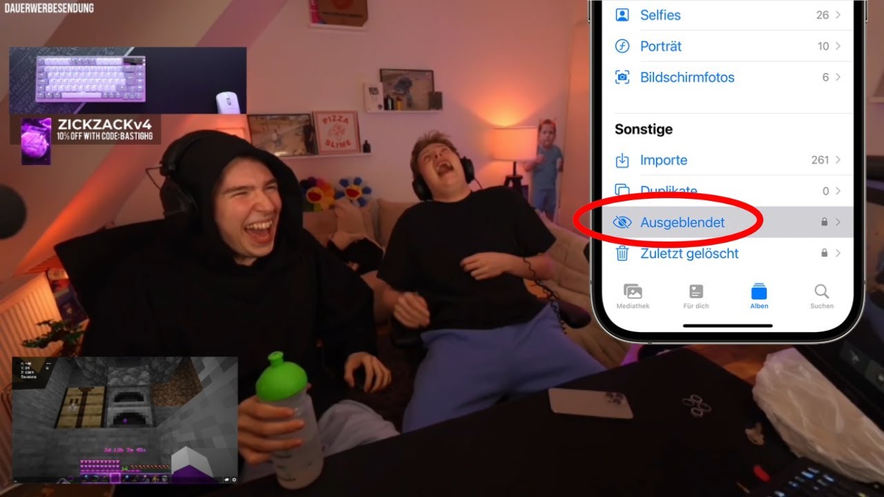 P*rno on stream geöffnet | Filow erzählt peinliche story im BastiGHG Stream