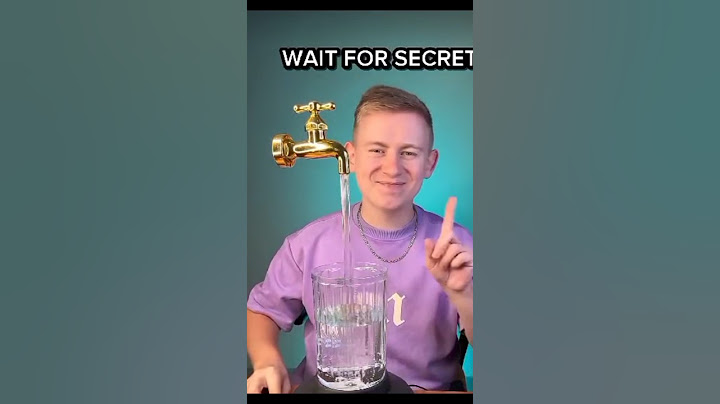 AMAZING TAP WATER SECRET MAGIC 😍✨