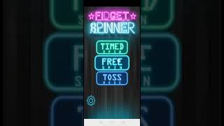 fidget spinner Lazer glow gameplay 2022 screenshot 1