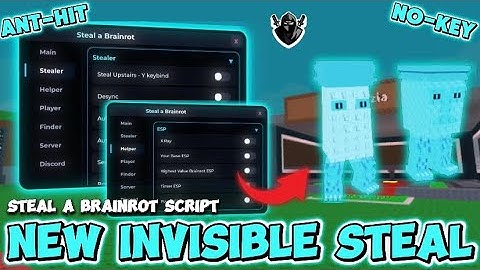*NEW* 🔥Steal A Brainrot Script *NO KEY* -Fly/inv Steal/ Auto Fish & Pastebin Link - Rebirth 16 💫