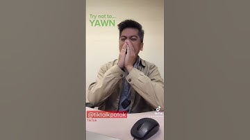 TRY NOT TO YAWN #challenge #yawn #fyp #shorts #tiktok
