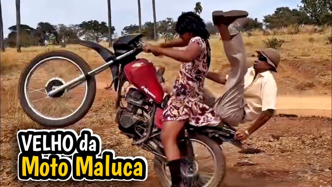 VELHO DA MOTO MALUCA 😂😂😂 É JAQUETINHA DE COURO SÓ RESENHA  