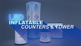 LED Inflatable Counters & Tower: Portable Designs for Events