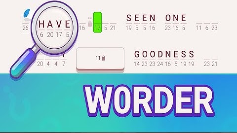 Worder: Logic Word Search Game (by Joyteractive) IOS Gameplay Video (HD)