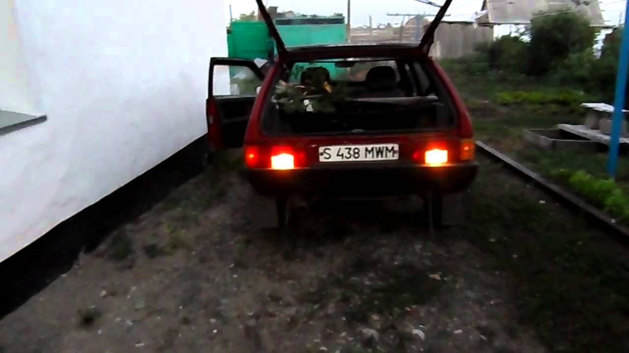 Аварийка при включении задней скорости ваз 2109 - YouTube