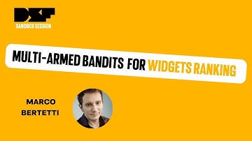 Multi-armed Bandits for Widgets Ranking - Data Science Festival
