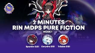 2 Minutes Rin Main DPS Pure Fiction | Honkai Star Rail