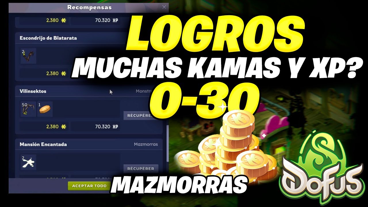 KAMAS Y XP QUE HE GANADO REALIZANDO TODOS LOS LOGROS DE LAS MAZMORRAS DE ASTRUB 🏆 | DOFUS 3