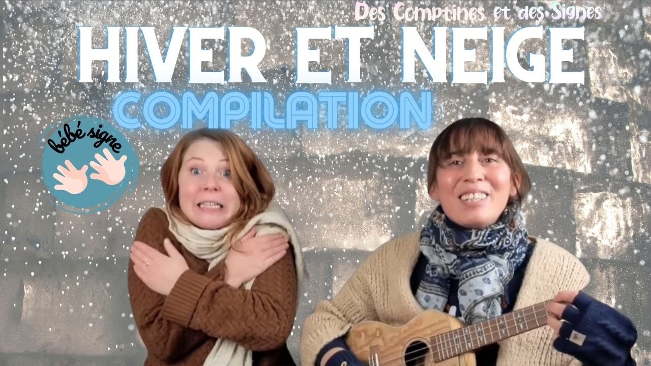 14 minutes de chansons signées sur l'hiver ❄️ Compilation ❄️ Bébé signe ❄️DES COMPTINES & DES SIGNES