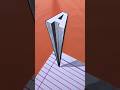 3d letter A illusion drawing #art #shortsfeed #shorts