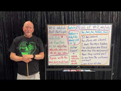 328 - Uses of VN 2, Past Participle ado/ido