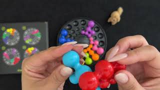 ASMR Color Puzzle 🌈 | Whispers & Clicky Sounds