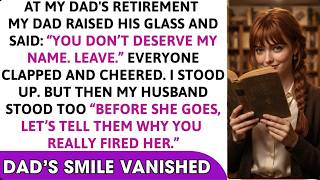 My Father Humiliated Me at His Retirement Dinner—Until My Husband Exposed Who He Really Was