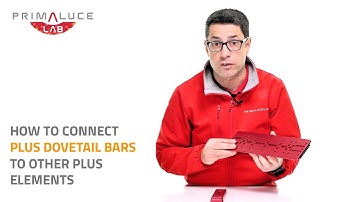 How to connect PLUS dovetail bars to other PLUS elements