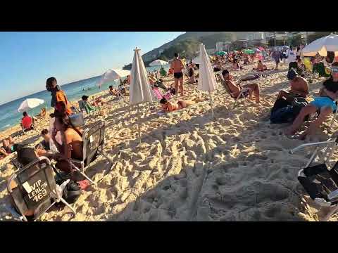 Really?! 😲 THE BEST BEACH TOUR in 4K! 🇧🇷 Beach Walk in Leblon, Rio de Janeiro | Brazil
