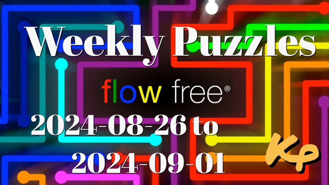 Flow Free - Weekly Puzzles - Amoeba Challenge - 2024-08-26 to 09-01 - Aug 26th to September 1st 2024