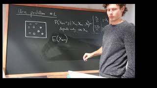 160B. Lecture 2. Part 3 (Urn problem #1 -- first-step transition analysis).