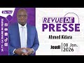 Revue de presse d'Ahmed Aidara - 8 Janvier 2026