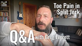 Toe Pain in the Split Jerk | Q&A with Greg Everett