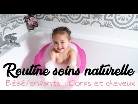 La routine des soins de bébé