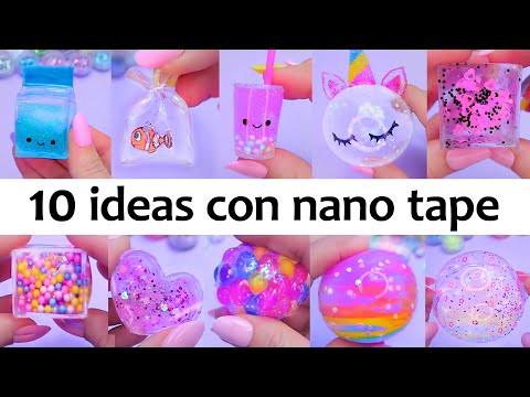 10 Ideas con cinta adhesiva Nano Tape: Burbujas, globos y lindos squishies @InnovaManualidades