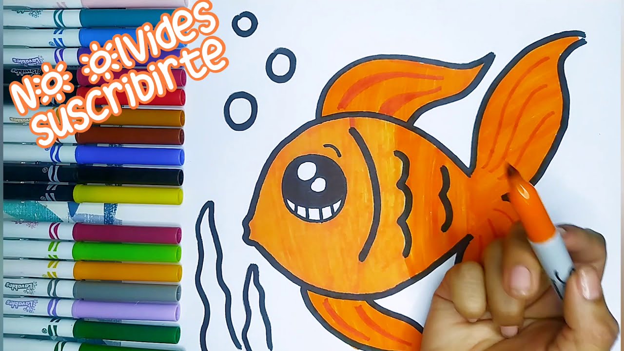 Como dibujar un PEZ kawaii paso a paso 🐠 - how to draw a fish - thptnganamst.edu.vn