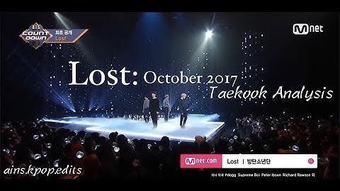 Taekook Performance Analysis: Lost