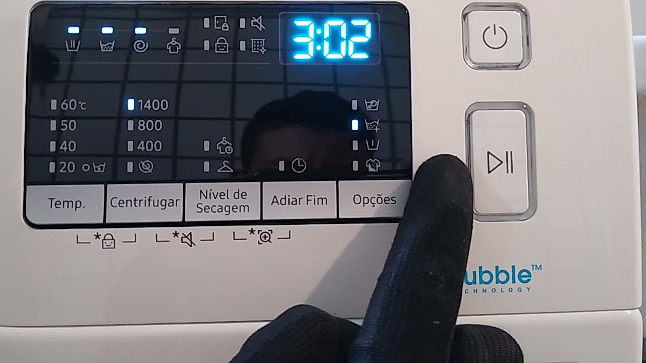 LAVA E SECA SAMSUNG  (wd11m4453jw) Orientação de uso.