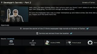Escape From Tarkov - Developer's Secrets Pt 2 - Quick Task Guide