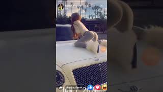 Bhad Bhabie Twerking And Ing Her 200K Bentley Truck