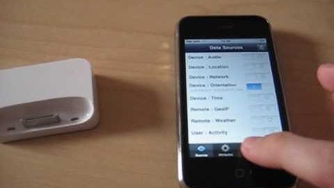 Mobile Context Framework - Live Demo (DockedPosition)