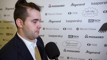 Jerusalem Grand Prix 2019 Round 1, Game 2. Interview with Ian Nepomniachtchi