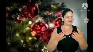 Símbolos de natal em Libras