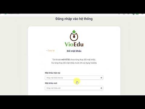 Video HƯỚNG DẪN ĐĂNG NHẬP, THAY ĐỔI MẬT KHẨU VÀ CHỌN LỚP HỌC... - YouTube