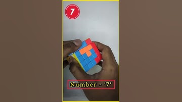 Numbers In Rubik