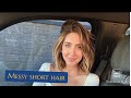 Messy/ undone short hair tutorial by Amber Scott