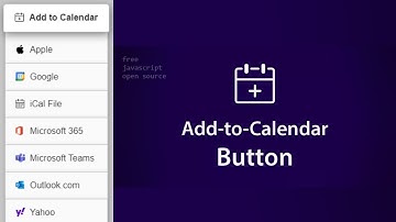 The Add to Calendar button script