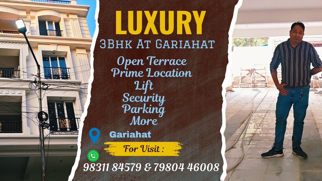 Luxury 1750 SqFt. 3BHK Flat At Gariahat | Flat Near Gariahat | Root Realty