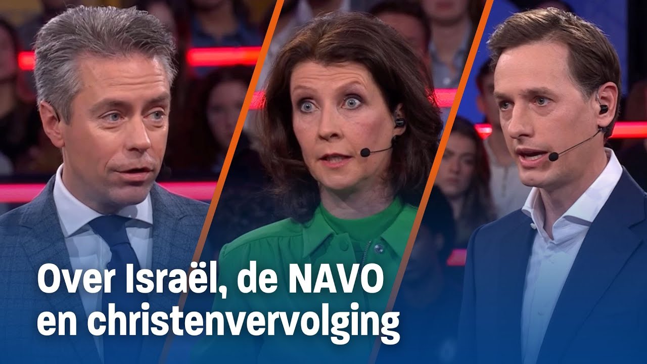 SGP versus PvdD en Volt bij het NOS-slotdebat