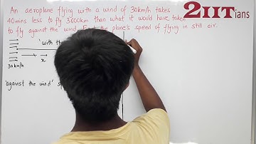 Quardratic Equations in One Variable Exercise 5.5 Q 30 Class X ICSE | IIT JEE  An aeroplane flying