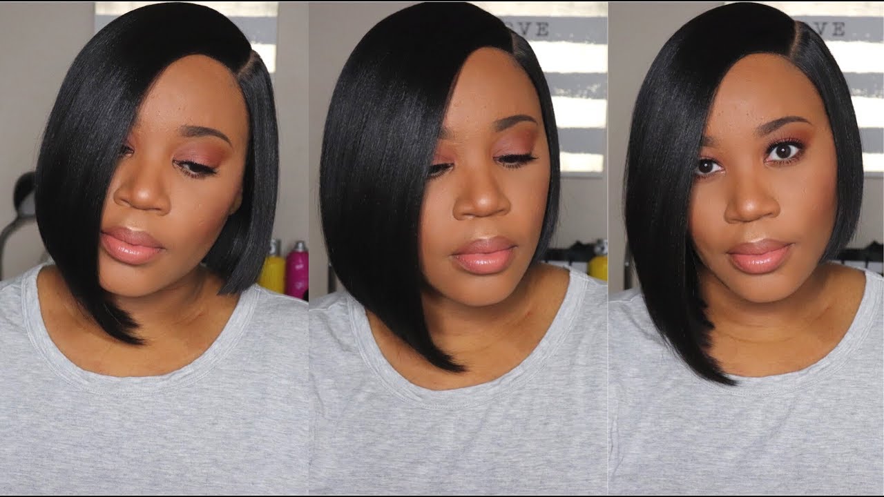 lace wig uk Short, Simple & Affordable Bob Wig Bobbi Boss MLF129 Nadine Short Glamourtress
