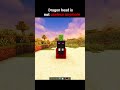Minecraft Dragon Head Easy Redstone Trick 👀 #shorts