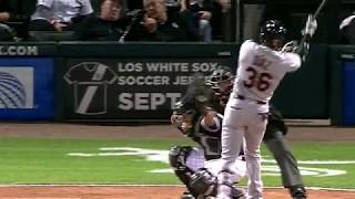 Yandy Diaz leaves the game after being hit by a pitch on the elbow